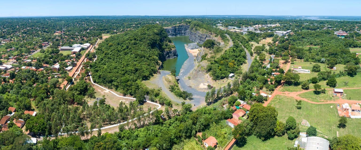 Vista aérea de Ñemby